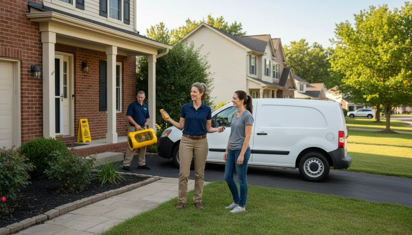 Water restoration image for Home Water Damage Repair in Harrodsburg, IN